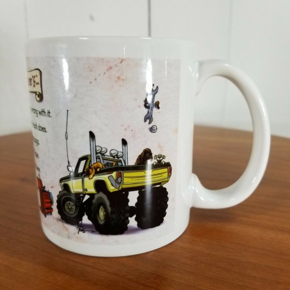 Leaning Tree Mug You Might be a Redneck Truck Owner 12 oz ceramic - Picture 1 of 10
